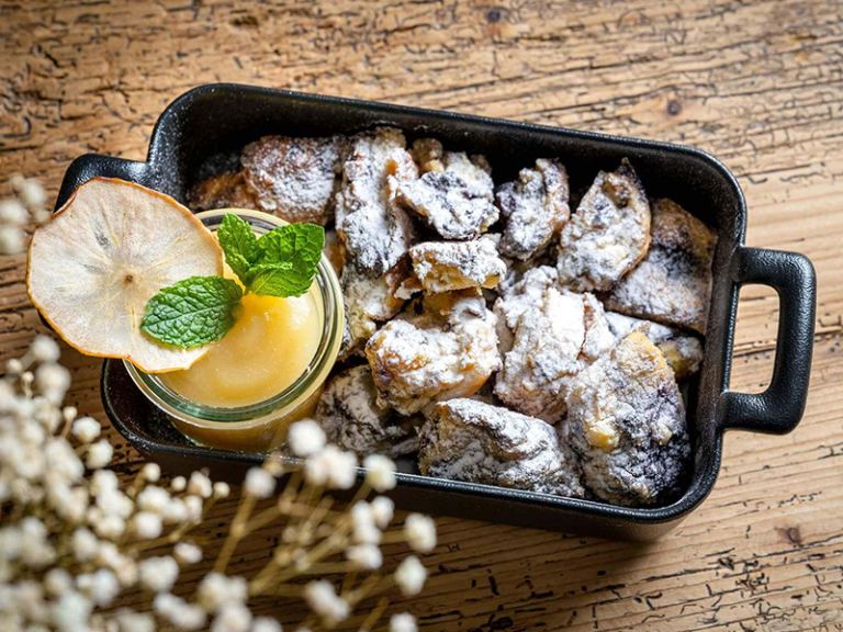 Rezepte zum Nachkochen: der Moosbeerschmarrn - Kaiserschmarrn mit Moosbeeren